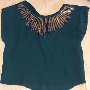 Forever 21 small green top